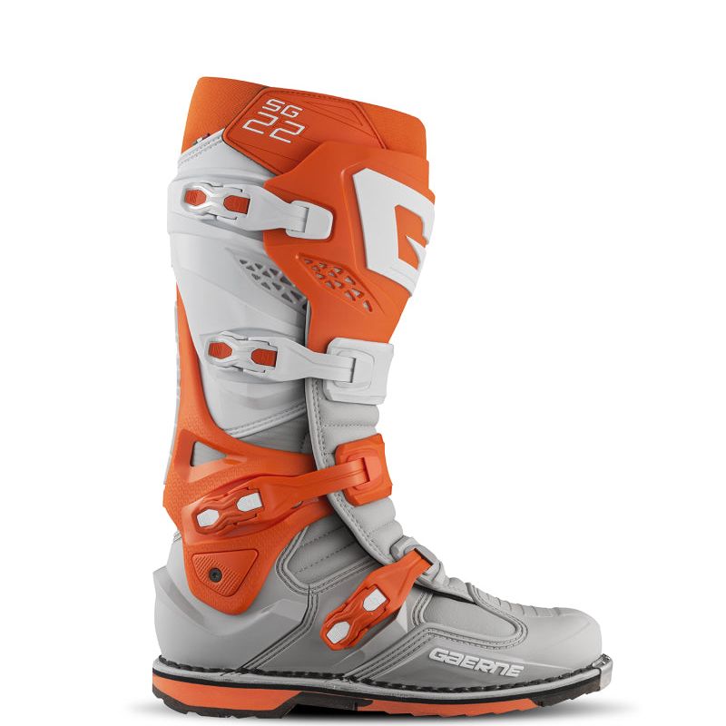 Gaerne SG22 Boot Orange/White/Grey Size 11