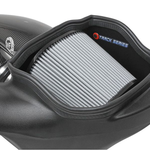 aFe 17-20 Ford F-150/Raptor Track Series Carbon Fiber Cold Air Intake System With Pro DRY S Filters-Cold Air Intakes-aFe-AFE57-10010D-SMINKpower Performance Parts