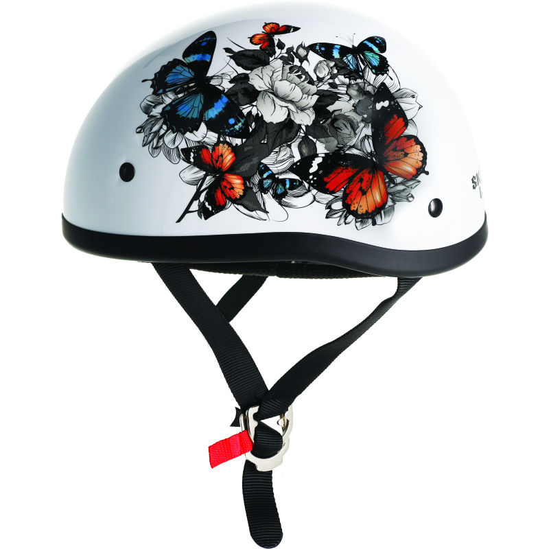 Skid Lids White Rose Original Helmet - Small