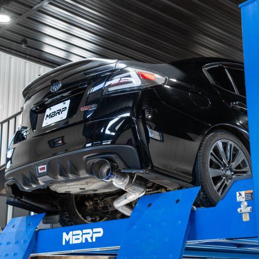 MBRP 15-21 Subaru WRX 2.0L/STI 2.5L/ 11-14 Sed. 3in Cat-Back Single Rear Exit w/ Burnt End Tips-T304