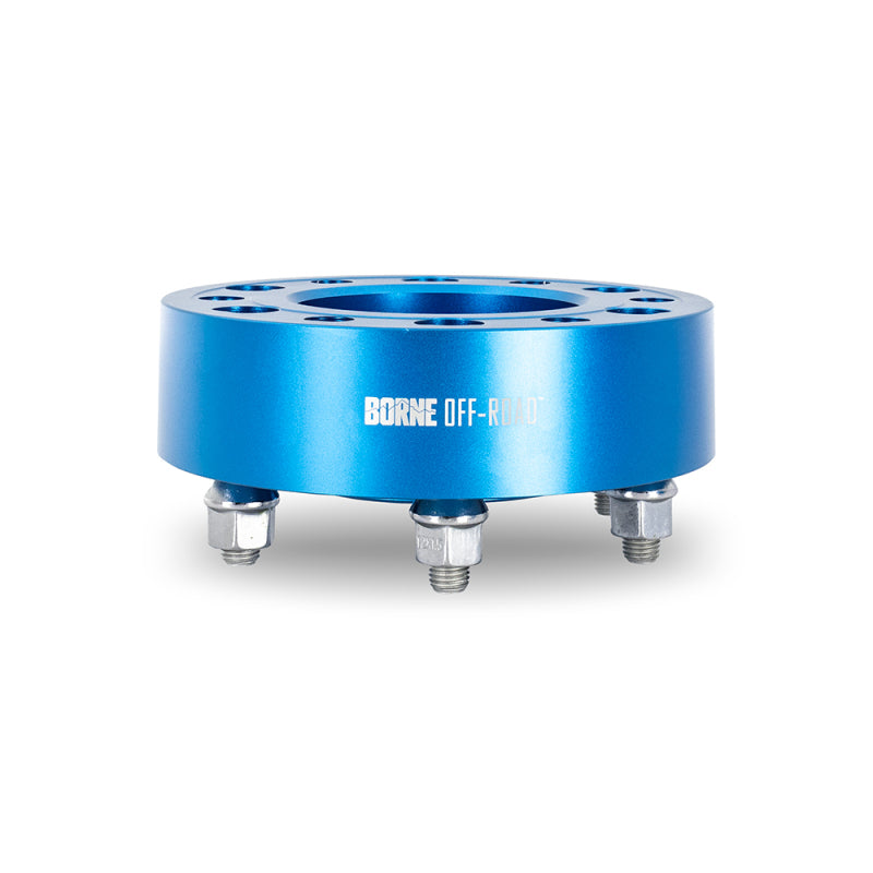 Borne Off-Road Wheel Spacers - 6x139.7 - 93.1 - 50mm - M12 - Blue