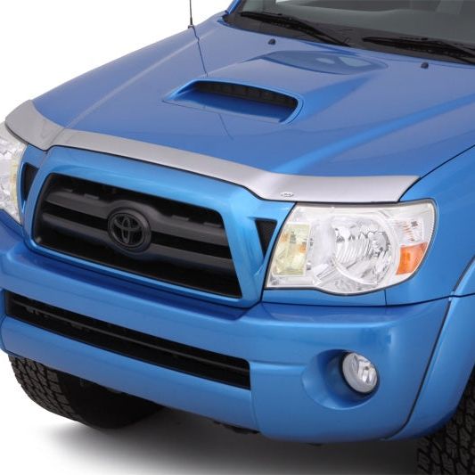 AVS 12-15 Toyota Tacoma Aeroskin Low Profile Hood Shield - Chrome