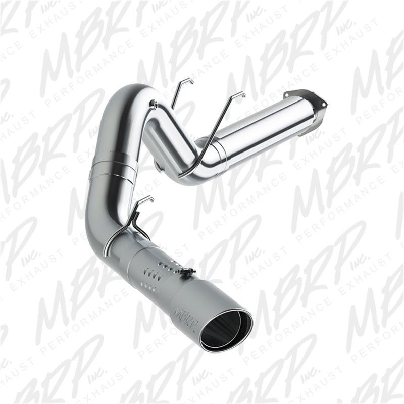 MBRP 17-19 Ford F-250/350/450 6.7L Ex. Reg Cab 5in Filter Back Single Tip T409 Exhaust System-DPF Back-MBRP-MBRPS62930409-SMINKpower Performance Parts