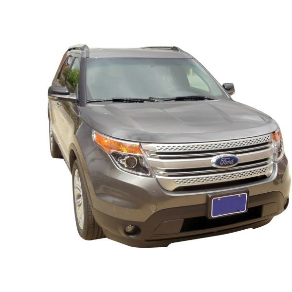 AVS 11-15 Ford Explorer (Excl. Sport Model) Aeroskin Low Profile Hood Shield - Chrome