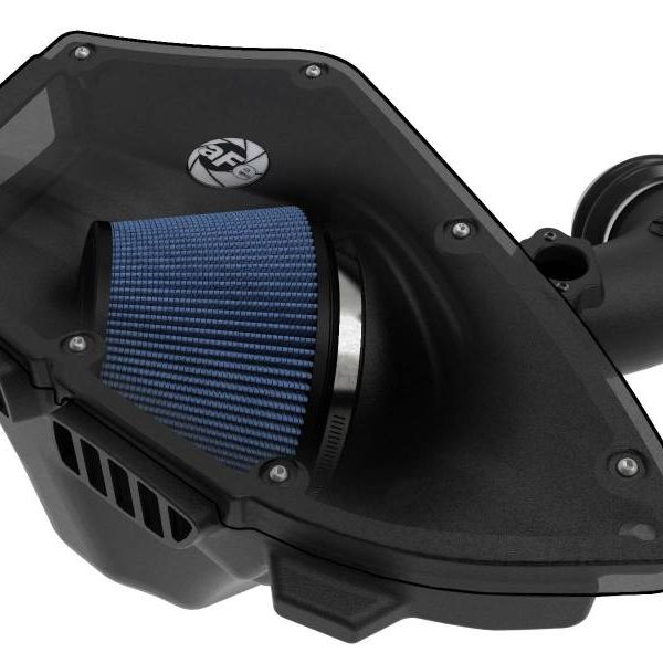 aFe MagnumForce Stage 2 Si Intake System Pro 5 R Black 06-12 BMW 3 Series E9x L6 3.0L Non-Turbo-Cold Air Intakes-aFe-AFE54-81012-B-SMINKpower Performance Parts