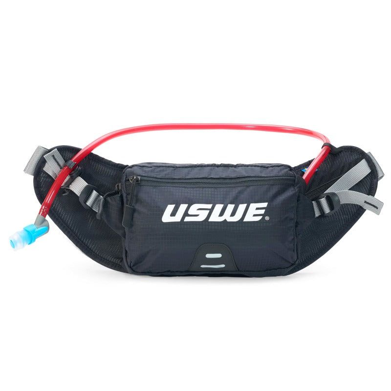 USWE Zulo Waist Pack 2L - Carbon Black-Bags - Hydration Packs-USWE-USW2024301-SMINKpower Performance Parts