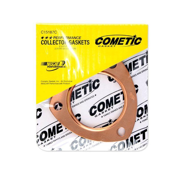 Cometic Exhaust Header Collector Gasket .043in Copper-2.5in Diameter Port-3.5in Bolt Circle-Set