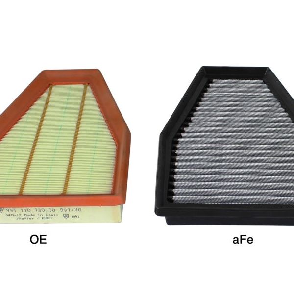 aFe Magnum FLOW OE Replacement Air Filter Pro DRY S 12-15 Porsche 911 (991) H6 3.4L/3.8L-Air Filters - Drop In-aFe-AFE31-10242-SMINKpower Performance Parts