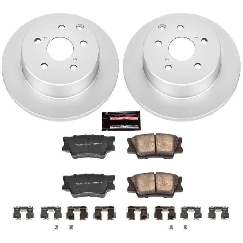 Power Stop 10-12 Lexus HS250h Rear Z17 Evolution Geomet Coated Brake Kit