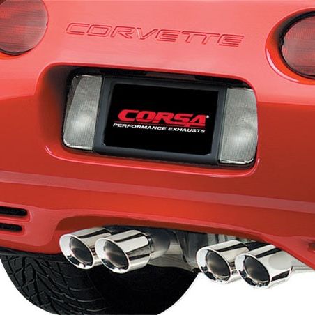 Corsa 97-04 Chevrolet Corvette C5 Z06 5.7L V8 Polished Xtreme Axle-Back Exhaust