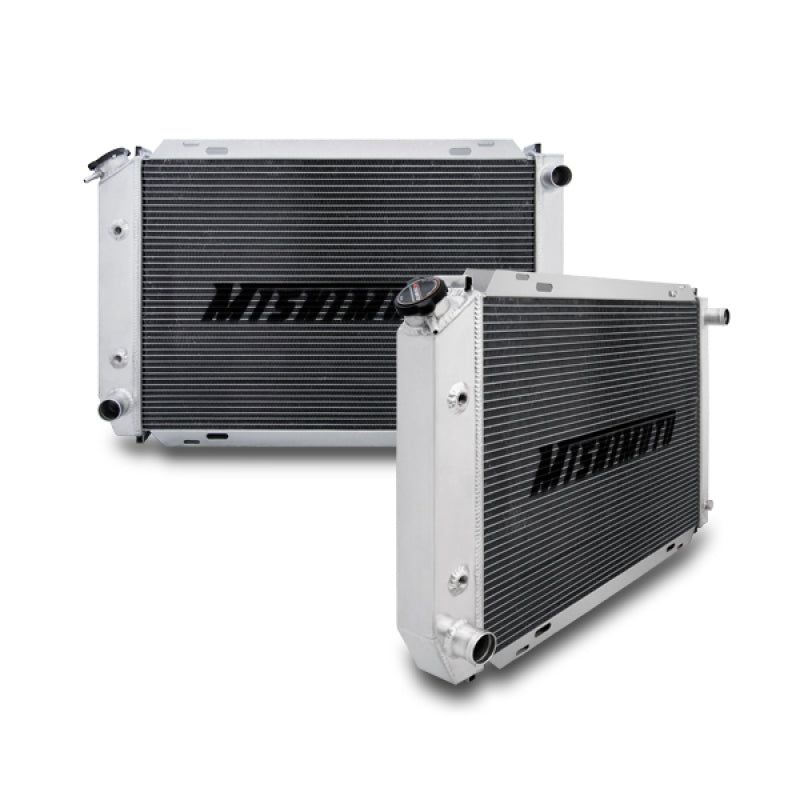 Mishimoto 79-93 Ford Mustang Manual Aluminum Radiator-Radiators-Mishimoto-MISMMRAD-MUS-79-SMINKpower Performance Parts