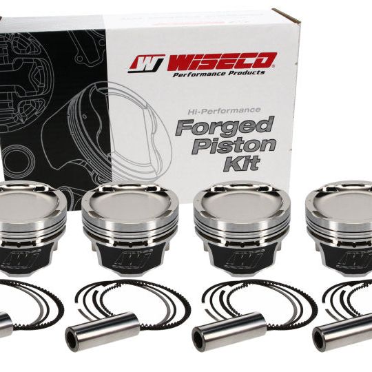 Wiseco 1400 HD Mitsu EVO 8 - 4G63 Turbo -21cc Armor Plated Piston Shelf Stock Kit-Piston Sets - Forged - 4cyl-Wiseco-WISK627M8525AP-SMINKpower Performance Parts