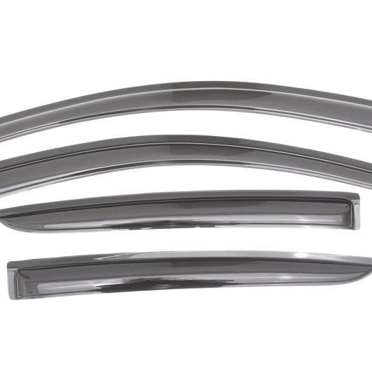 AVS 12-18 Nissan Versa (Excl. Hatch) Ventvisor Outside Mount Window Deflectors 4pc - Smoke