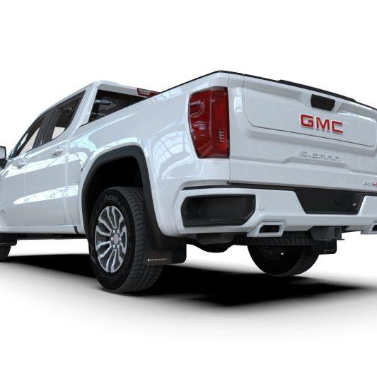 Rally Armor 19-24 GMC Sierra 1500 AT4 Black UR Mud Flap w/ Red Logo