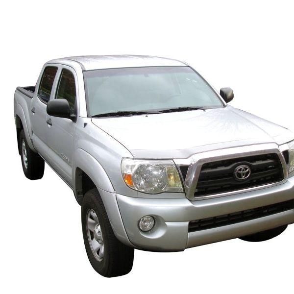 AVS 05-11 Toyota Tacoma Aeroskin Low Profile Hood Shield - Chrome