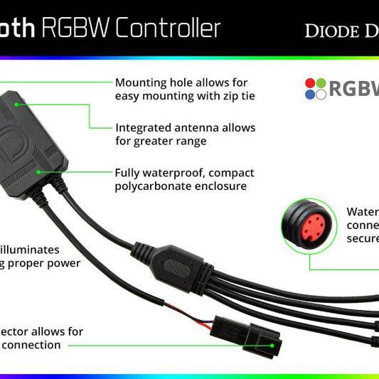 Diode Dynamics - Bluetooth RGBW M8 Controller 1ch-Light Accessories and Wiring-Diode Dynamics-DIODD3066-SMINKpower Performance Parts