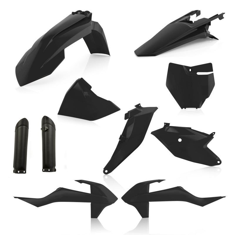 Acerbis 18+ KTM SX85/21-24 GasGas MC85 Full Plastic Kit - Black-Plastics-Acerbis-ACB2686020001-SMINKpower Performance Parts