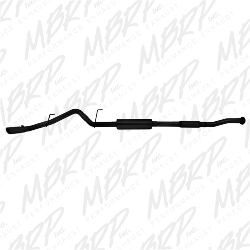 MBRP 11-14 Ford F150 3in Cat Back Single Side Exit Black Coated Exhaust System-Catback-MBRP-MBRPS5230BLK-SMINKpower Performance Parts