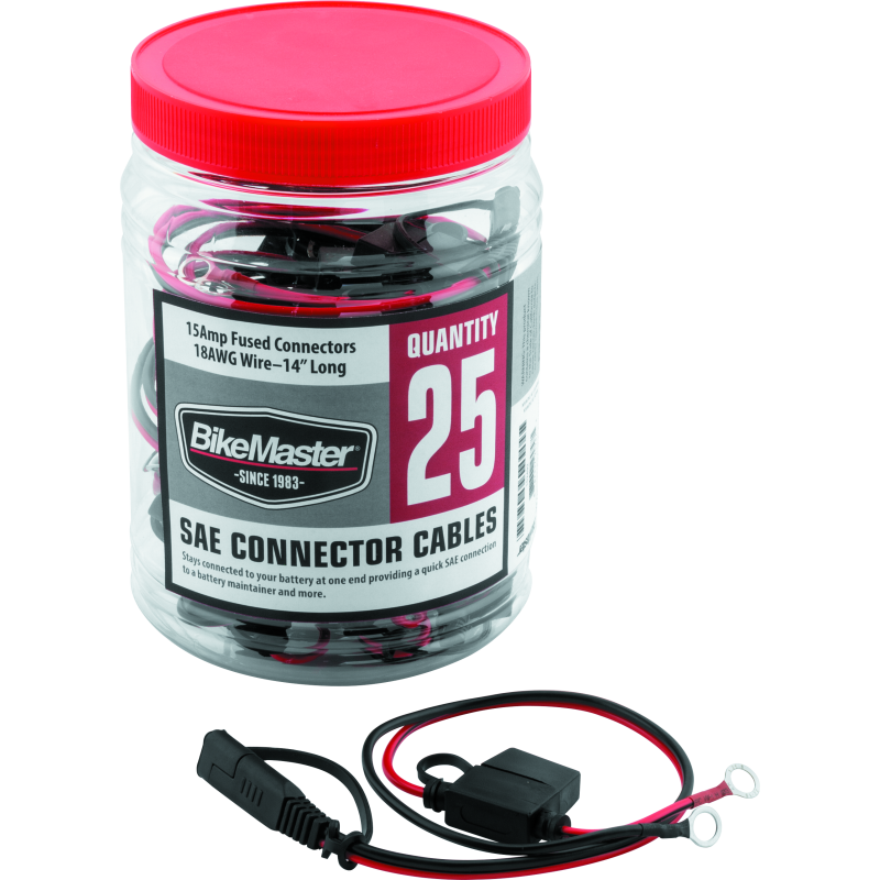 BikeMaster Sae Wire w/Fuse - 25Piece Tub