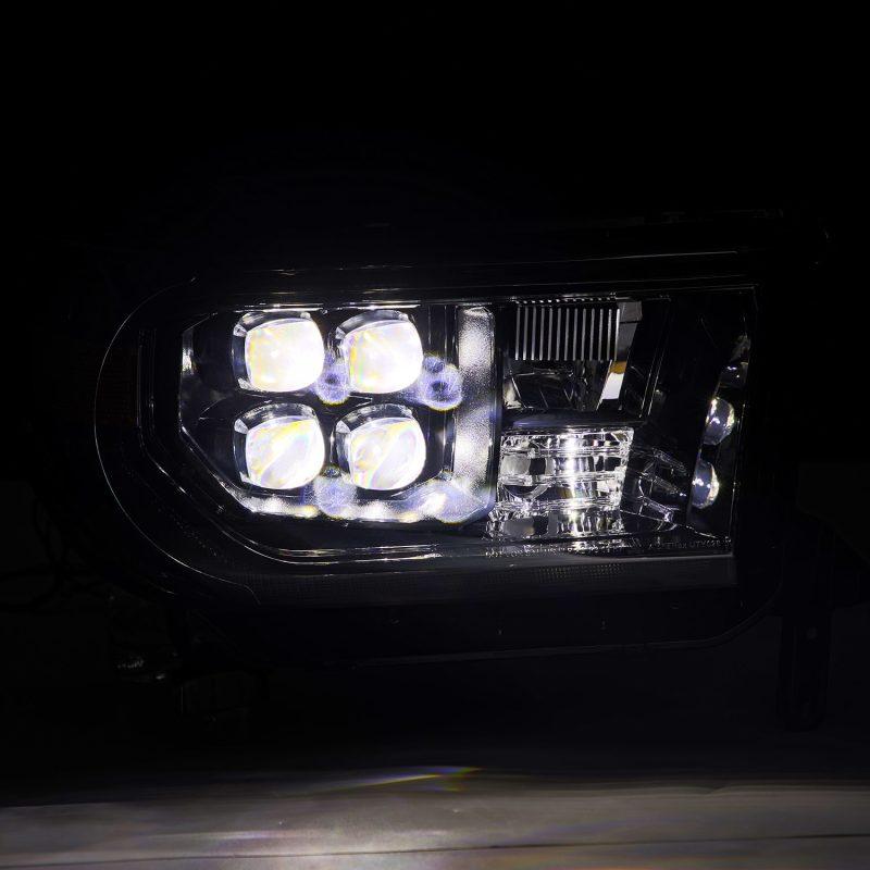 AlphaRex 07-13 Toyota Tundra NOVA LED Proj Headlights Alpha-Black w/Activ Light/Seq Signal/DRL-Headlights-AlphaRex-ARX880820-SMINKpower Performance Parts
