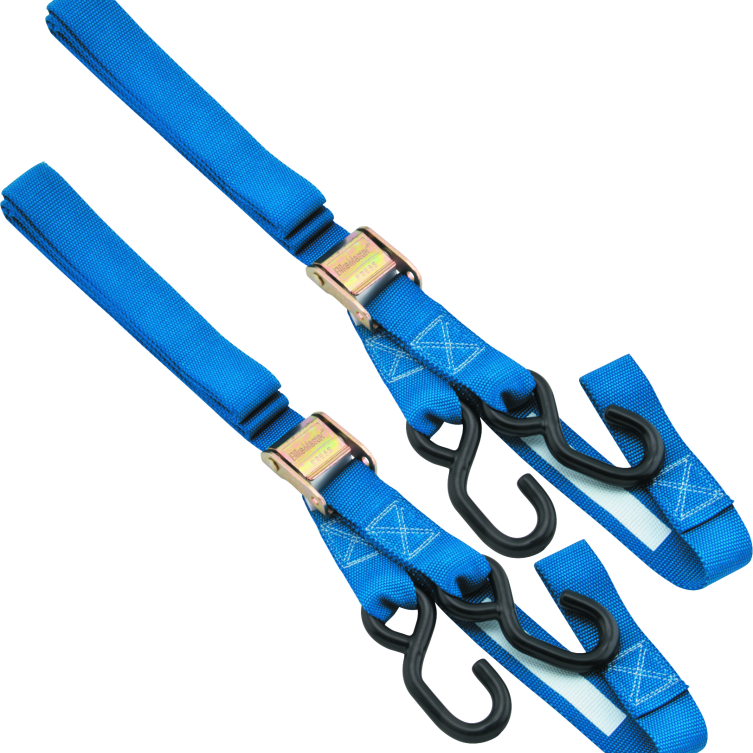 BikeMaster Tiedown 1-1/2 Integrated Softhook - Blue