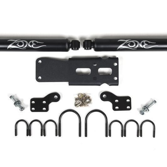 Zone Offroad 07-18 Jeep Wrangler JK Dual Steering Stabilizer Kit