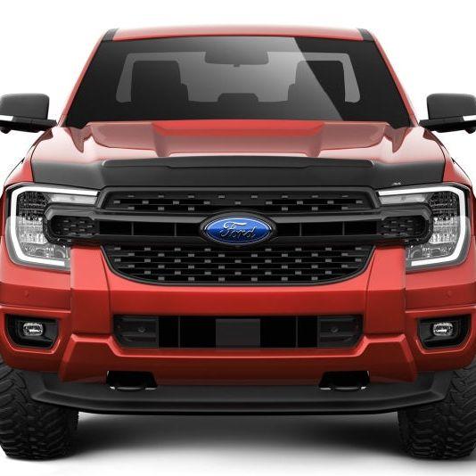 AVS 2024 Ford Ranger Aeroskin II Textured Low Profile Hood Shield - Black