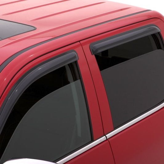 AVS 15-18 Chevy Silverado 2500 Crew Cab Ventvisor Outside Mount Window Deflectors 4pc - Smoke