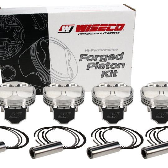 Wiseco Honda K24 w/K20 Head +5cc 12.5:1 CR Piston Shelf Stock Kit-Piston Sets - Forged - 4cyl-Wiseco-WISK634M87-SMINKpower Performance Parts