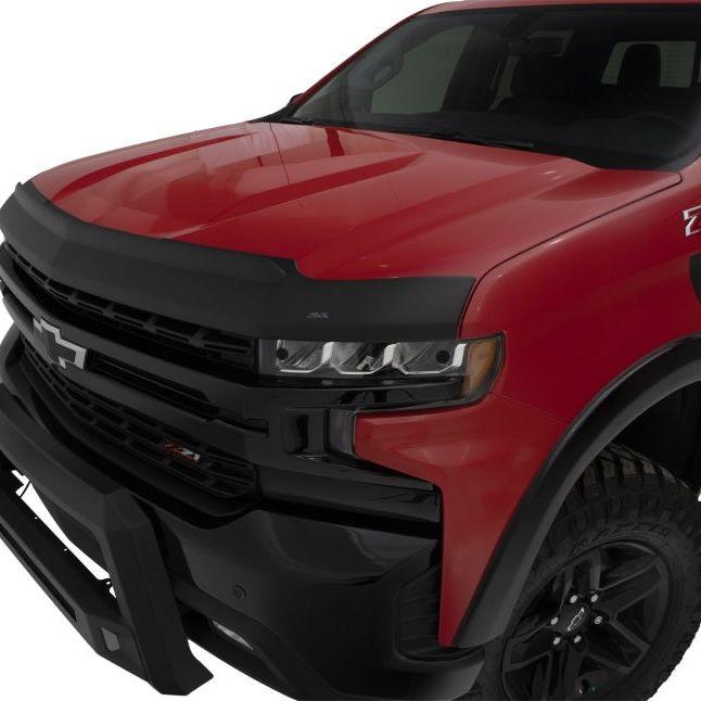 AVS 22-23 Chevrolet Silverado 1500 (Excl. ZR2/LT Trail Bss) Aeroskin II Low Prof Hood Shield - Blk