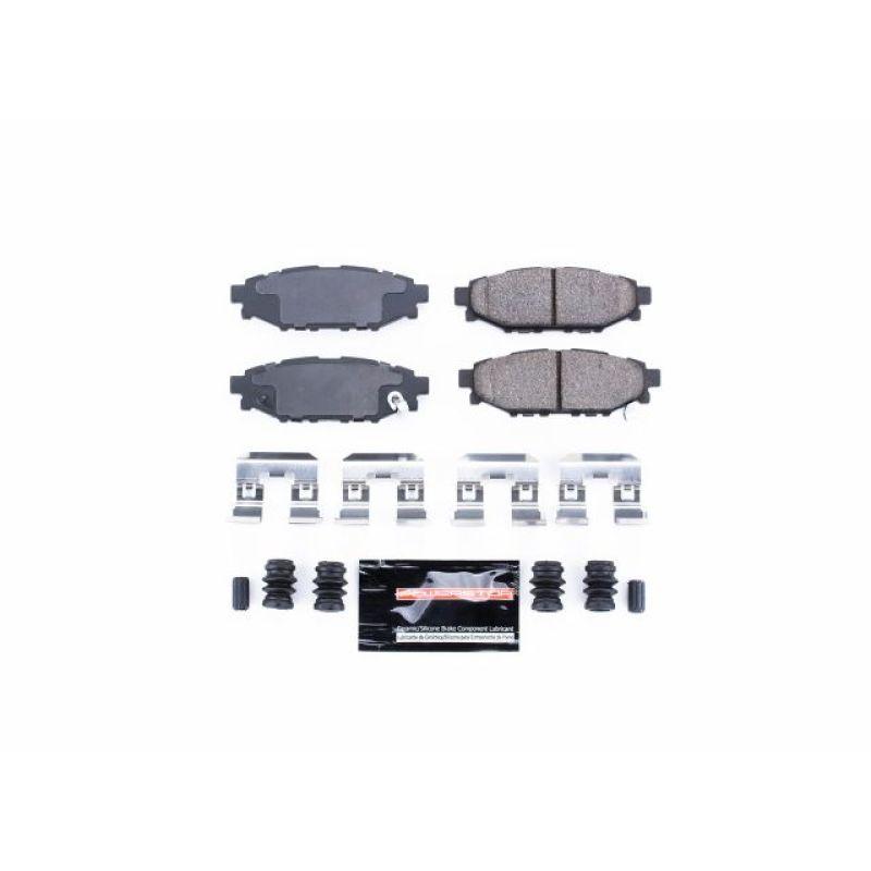 Power Stop 13-16 Subaru BRZ Rear Z23 Evolution Sport Brake Pads w/Hardware-Brake Pads - Performance-PowerStop-PSBZ23-1114-SMINKpower Performance Parts