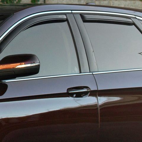 AVS 2018 Ford Expedition Ventvisor In-Channel Front & Rear Window Deflectors 4pc - Smoke