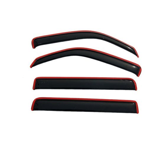 AVS 07-11 Dodge Nitro Ventvisor In-Channel Front & Rear Window Deflectors 4pc - Smoke