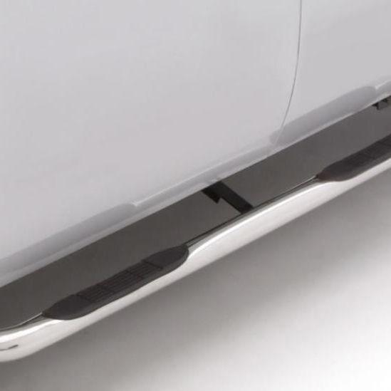 Lund 15-17 Chevy Colorado Crew Cab 3in. Round Bent SS Nerf Bars - Polished