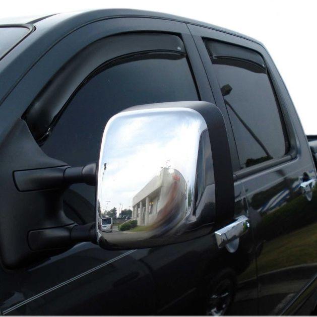 AVS 04-15 Nissan Titan Crew Cab Ventvisor In-Channel Front & Rear Window Deflectors 4pc - Smoke