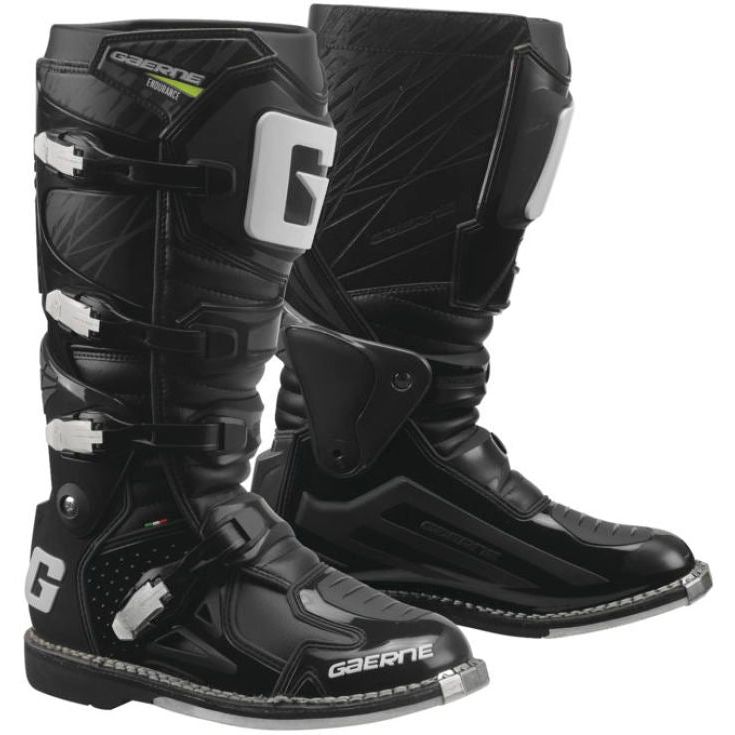 Gaerne Fastback Endurance Boot Black Size - 12-Motorcycle Boots-Gaerne-GAR2196-001-12-SMINKpower Performance Parts