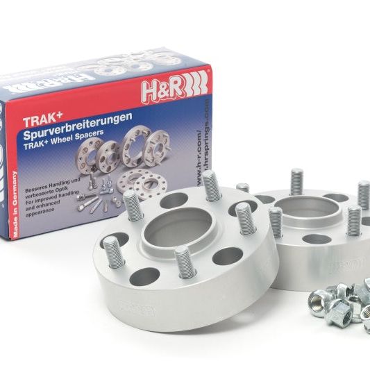 H&R Trak+ 30mm DRM Wheel Adaptor Bolt 5/120 Center Bore 64 Stud Thread 14x1.5 - Black-Wheel Spacers & Adapters-H&R-HRS6075640SW-SMINKpower Performance Parts