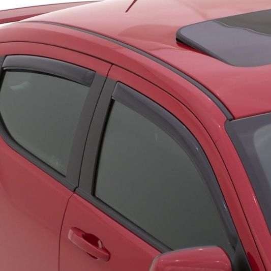 AVS 08-12 Chevy Malibu Ventvisor In-Channel Front & Rear Window Deflectors 4pc - Smoke