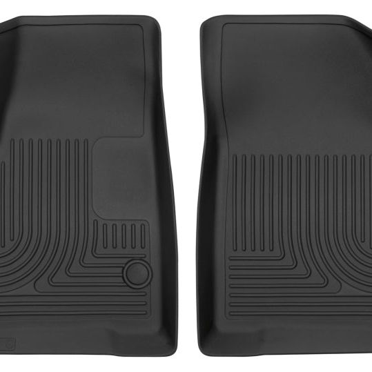Husky Liners 17-23 Cadillac XT5/17-23 GMC Acadia 2nd Row Bench X-Act Contour Black Front Floor Liner-Floor Mats - Rubber-Husky Liners-HSL52251-SMINKpower Performance Parts