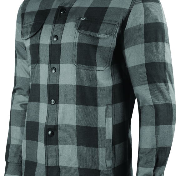 Speed and Strength True Grit Armored Moto Shirt Grey - 2XL