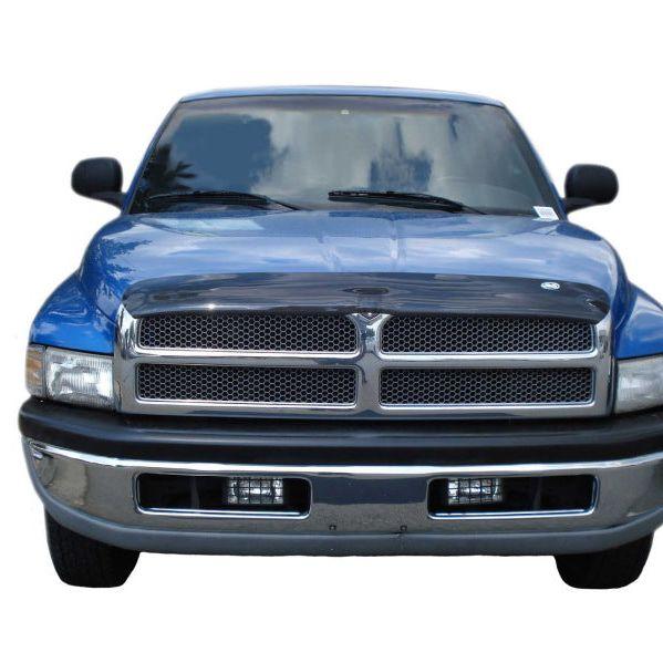 AVS 94-01 Dodge RAM 1500 (Front Mount) High Profile Bugflector II Hood Shield - Smoke