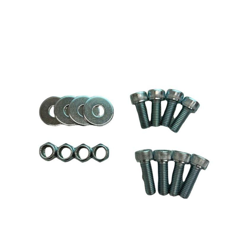 Sparco Seat Hardware Spacer Kit Bottom Mount - Silver Zinc