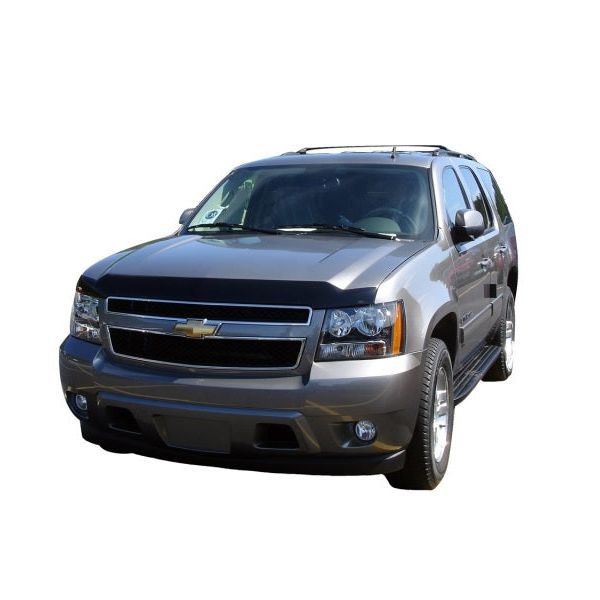 AVS 07-14 Chevy Tahoe (Excl. Hybrid Models) Aeroskin Low Profile Acrylic Hood Shield - Smoke