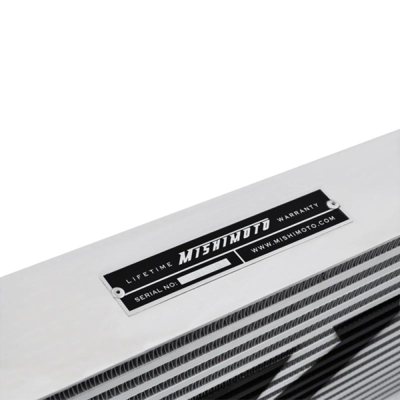 Mishimoto Universal Silver R Line Intercooler Overall Size: 31x12x4 Core Size: 24x12x4 Inlet / Outle-Intercoolers-Mishimoto-MISMMINT-UR-SMINKpower Performance Parts