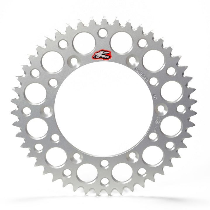 Renthal 03-09/ 12+ Honda CR85R/ CRF150R Rear Grooved Sprocket - Silver 420-50P Teeth