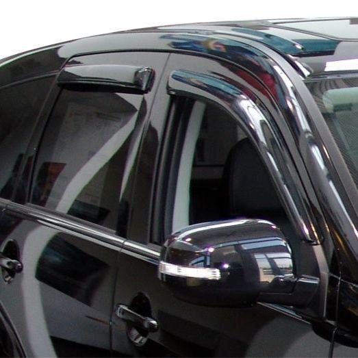 AVS 11-18 Mitsubishi Outlander (Excl. Sport) Ventvisor Outside Mount Window Deflectors 4pc - Smoke