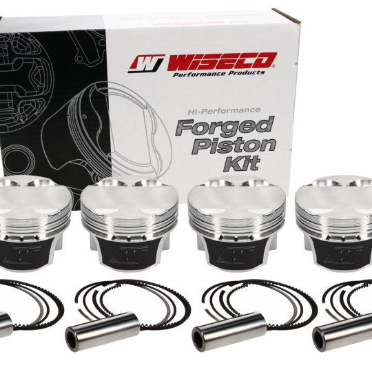 Wiseco Hyundai 4B11-T 2008+ Spherical Dish Piston Shelf Stock Kit-Piston Sets - Forged - 4cyl-Wiseco-WISK651M86-SMINKpower Performance Parts