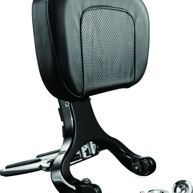 Kuryakyn Multi-Purpose Backrest Black & Chrome