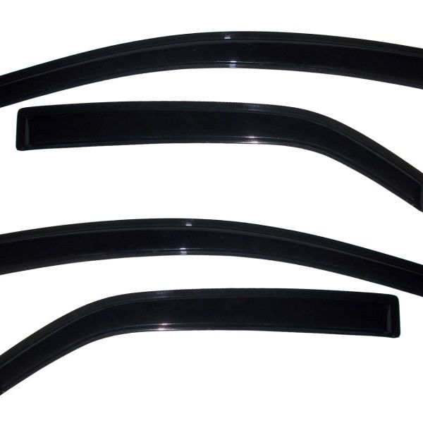 AVS 10-12 Kia Forte Ventvisor Outside Mount Window Deflectors 4pc - Smoke