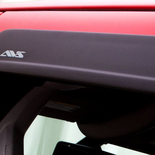 AVS 2019 Chevrolet Silverado 1500 Ext Cab Ventvisor Low Profile Window Deflectors 4pc - Matte Black